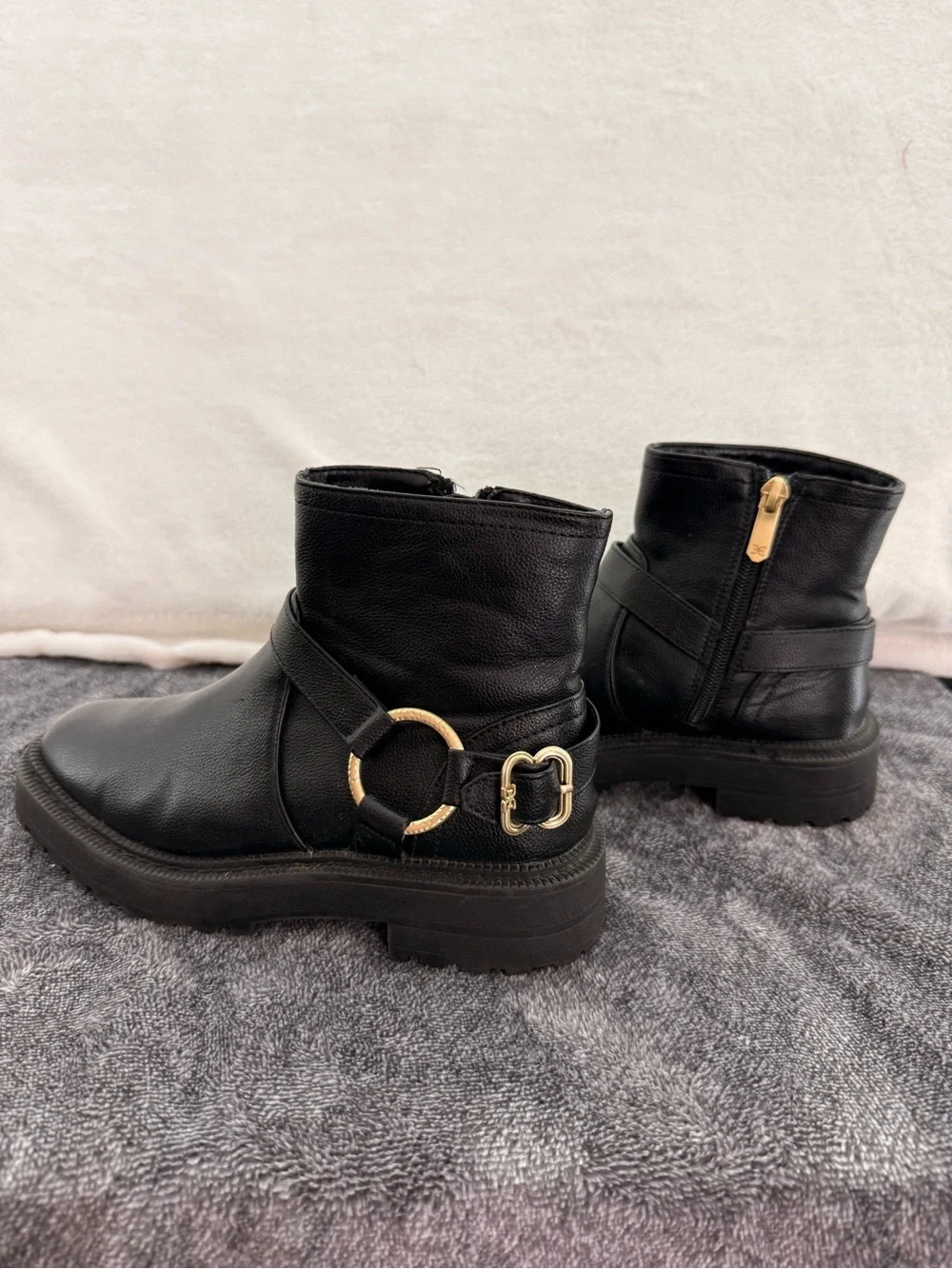 Sam Edelman girls Black Lucianna Marie Size 2 Combat